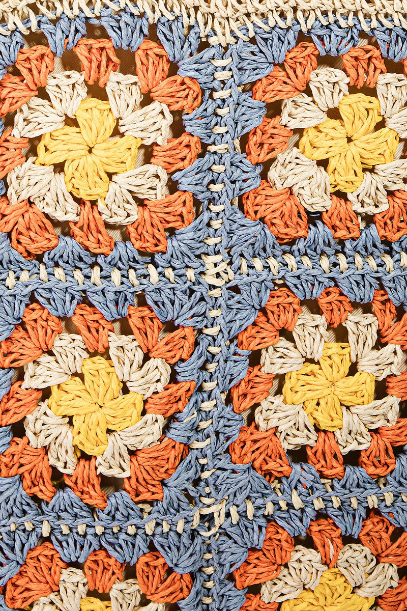 Fame Flower Braided Tote Bag-3